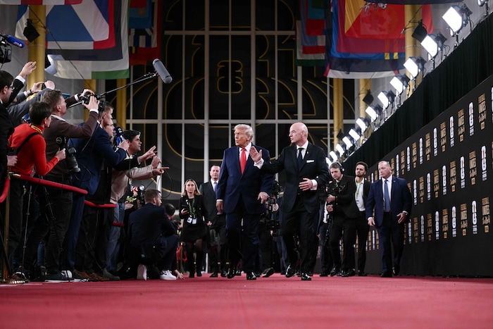 US President Donald Trump is also present