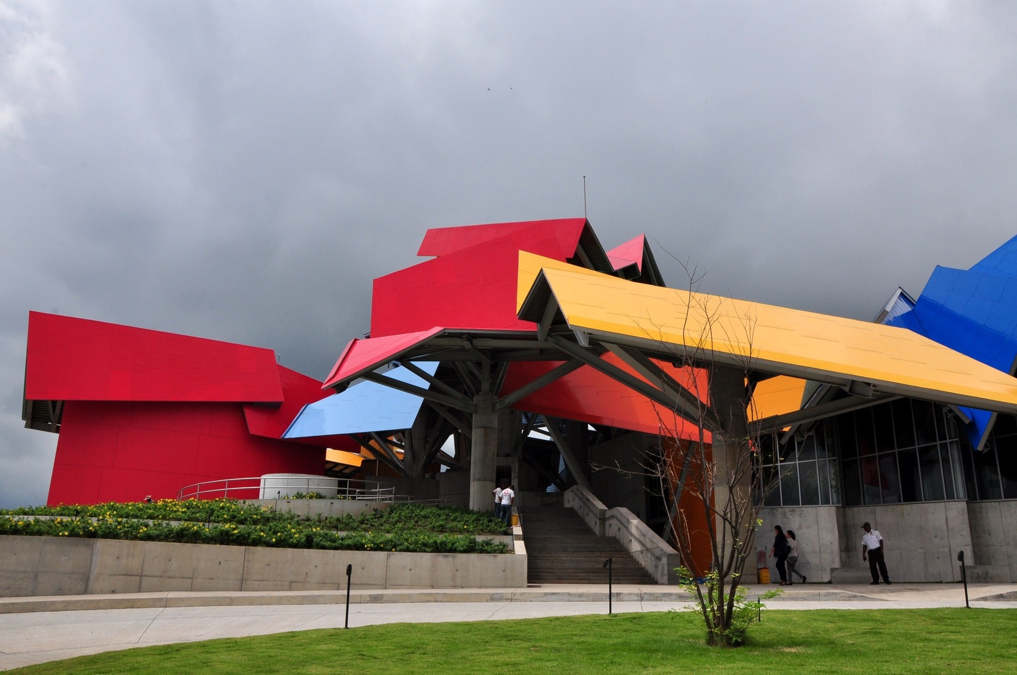 Das Museum der Biodiversität in Panama, eines von Gehry farbenfrohen Projekten.