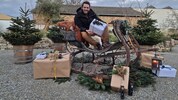 Der Papa wollte einen Traktor, bekommen hat er einen Schlitten – zu besichtigen im Dufthof ...