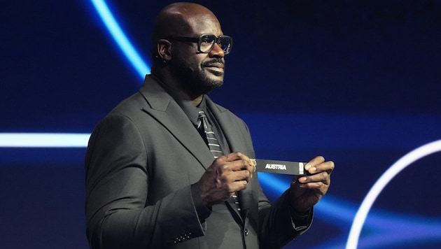 NBA-Star Shaquille O‘Neil loste Österreich in die Gruppe mit Argentinien, Algerien und ...