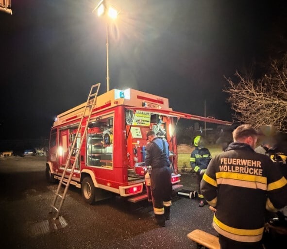 Die Wehren des Abschnittes waren über Nacht im Einsatz.