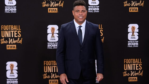Brasiliens Weltmeister-Stürmer Ronaldo