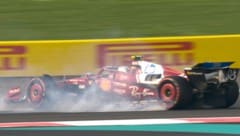 Lewis Hamilton fliegt in Abu Dhabi ab.