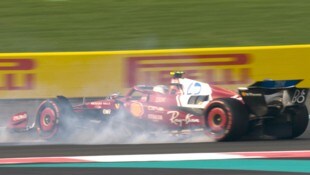 Lewis Hamilton fliegt in Abu Dhabi ab.