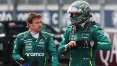 Fernando Alonso (links) und Lance Stroll kassieren am letzten Wochenende der Saison noch eine ...