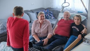 Ohne Lift kann Reinhard nicht ins Schlafzimmer im Obergeschoss.