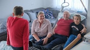 Ohne Lift kann Reinhard nicht ins Schlafzimmer im Obergeschoss.