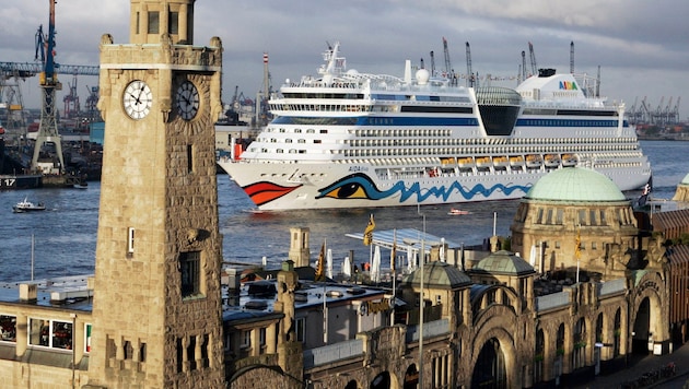 Das Virus wütet derzeit auf der AIDAdiva (Symbolbild). Das Schiff befindet sich derzeit auf ...