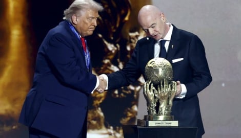 US-Präsident Donald Trump (li.) und FIFA-Boss Gianni Infantino