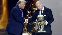 US-Präsident Donald Trump (li.) und FIFA-Boss Gianni Infantino