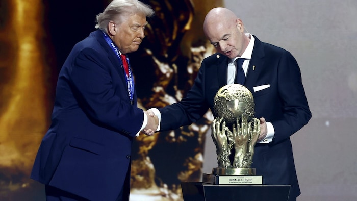 Ziemlich beste Freunde: US-Präsident Donald Trump und FIFA-Präsident Gianni Infantino.