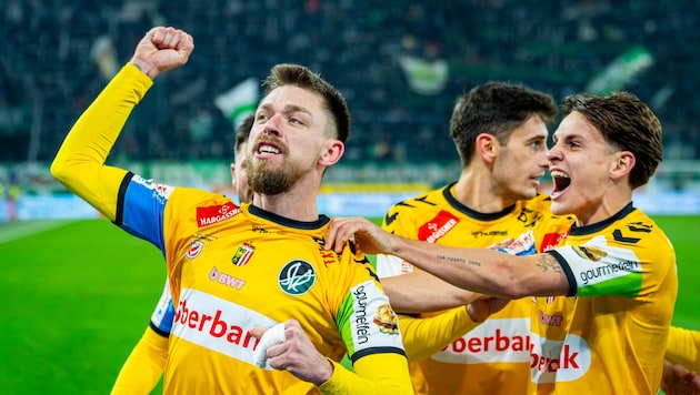 Ried lieferte im Herbst ab, siegte zuletzt 2:1 bei Rapid.