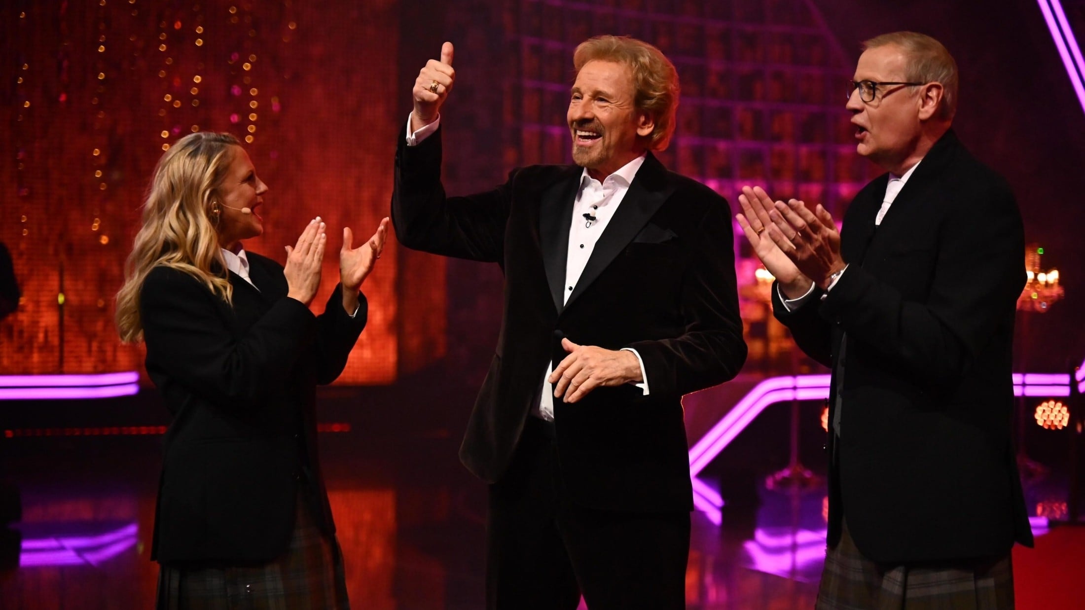 Thomas Gottschalk feierte am Samstagabend seinen TV-Abschied.