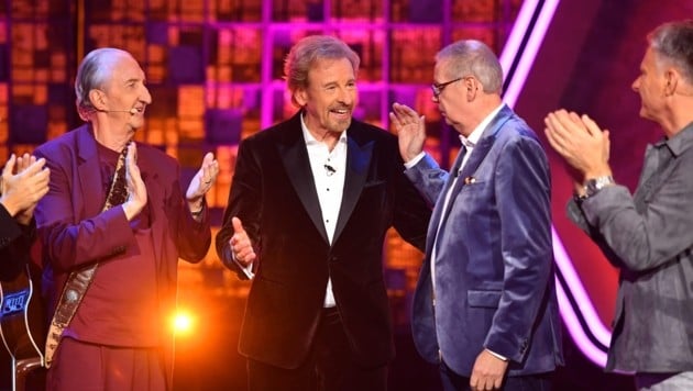 Auf Wiedersehen, Thomas! Gottschalk feierte am Samstagabend seinen Abschied vom TV. Und dankte ...