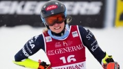 Mit dieser Szene löste Mikaela Shiffrin am Samstag Sorgen bei ihren Fans aus.