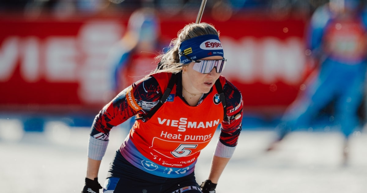 Biathlon: Lisa Hauser wins pursuit in Östersund