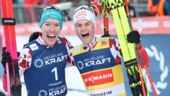 Großer Jubel bei den ÖSV-Athleten! 