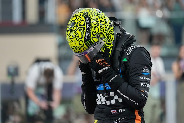 Lando Norris kämpfte mit den Tränen.