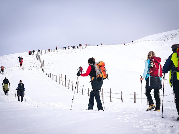 Der Aufstieg zum Stubeck.