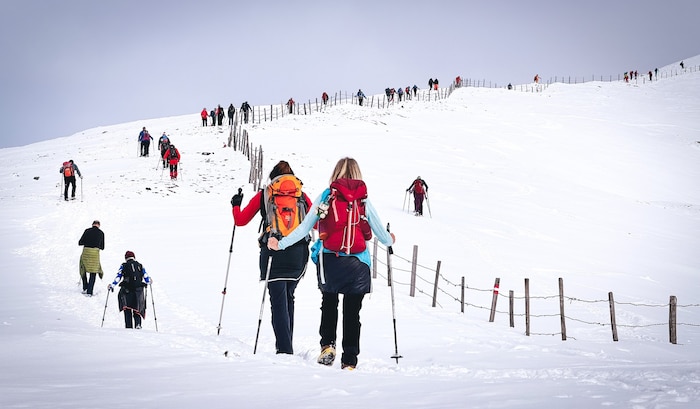 Viele „Krone“-Leser waren bei der 2. Adventwanderung heuer wieder mit dabei.