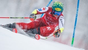 Julia Scheib könnte sich schon am Samstag die kleine Kristallkugel im Riesentorlauf-Weltcup ...