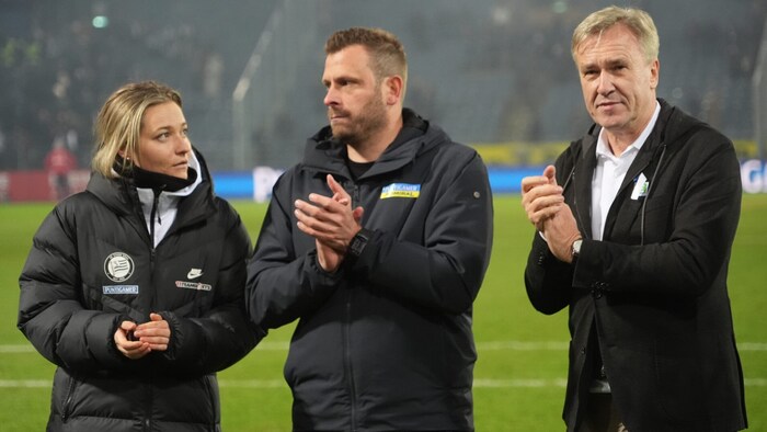 Jürgen Säumel hatte viel Druck, am Ende jubelte er mit Boss Christian Jauk, mit dem er jetzt ein ...