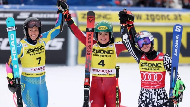 Sara Hector, Julia Scheib und Alice Robinson (v.l.n.r.)