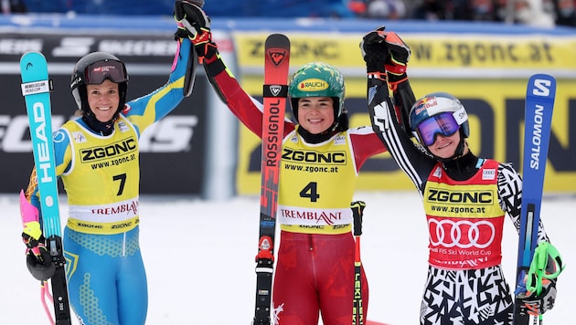 Sara Hector, Julia Scheib and Alice Robinson (from left to right)