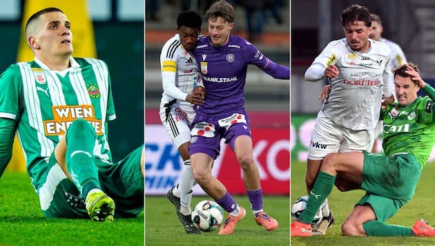 Rapid, WAC, Austria, Altach, WSG – allesamt drängen sich in der Bundesliga dicht aneinander.