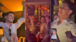 Lando Norris lief auch beim Partymachen zur Höchstform auf.