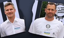 Gespalten: Sturm-Sportdirektor Michael Parensen und Trainer Jürgen Säumel 