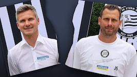 Gespalten: Sturm-Sportdirektor Michael Parensen und Trainer Jürgen Säumel 