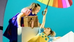 Georgia Cooper als Madita, Antonia Beteag als ihre Schwester Lisabet