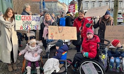 Am 8. Dezember gingen in Graz Betroffene für mehr Assistenzen auf die Straße