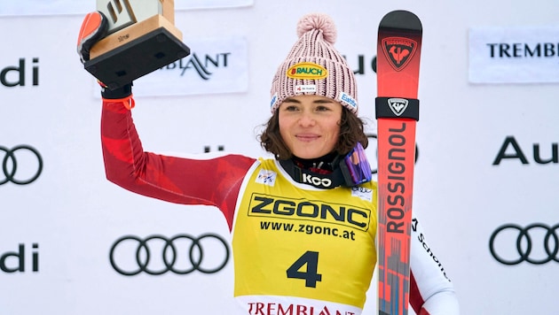 Julia Scheib feierte in Mont Tremblant ihren zweiten Sieg im Weltcup.