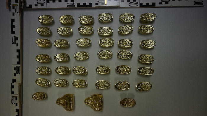Die sichergestellten „Gold“-Stücke
