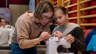 Mit viel Herzblut und Leidenschaft wurde genäht und gestrickt.