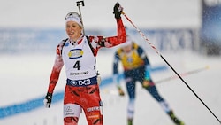 Lisa Hauser gewann die Verfolgung in Östersund (Sd).