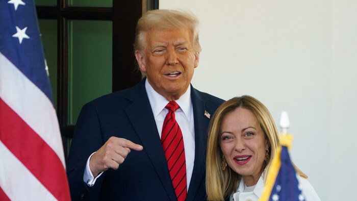 Trump und Meloni sind für ihre amikale Beziehung bekannt.
