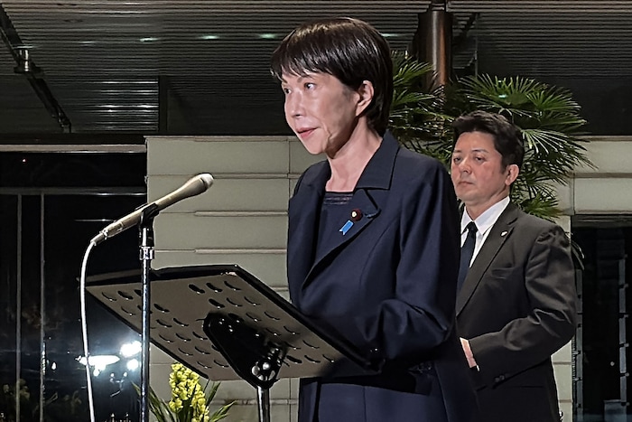 Japans Premierministerin Sanae Takaichi wandte sich im Zuge der Ereignisse an die Menschen.