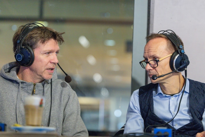 Christian Ludwig, Präsident der Austrian Padel Union, und sein Vorstandskollege Peter Kugler ...