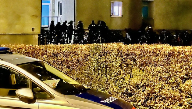 Die Sondereinheit der Polizei musste Montagnacht ausrücken.