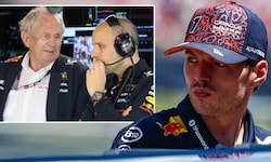 Max Verstappen (re.) verliert gleich zwei wichtige Stützen: Helmut Marko und Gianpiero Lambiase.