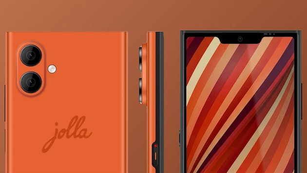 Die Designsprache erinnert an die letzten Smartphones von Nokia: Finnische Ingenieure von Jolla ...