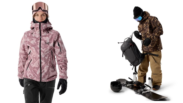 Während bei den Damen Rosa-Töne dominieren, sind es in der Herren-Kollektion Erdfarben.