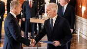 Präsident Petr Pavel bei der Vereidigung von Andrej Babiš auf der Prager Burg