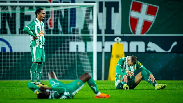 Rapids Spieler gleichen einem Häufchen Elend.