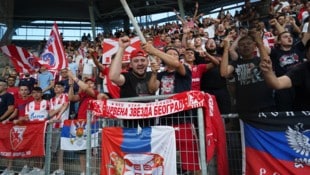 Sepp Pail 2021 gastierten rund 500 Fans von Roter Stern Belgrad bei einem Freundschaftsspiel in Liebenau. ...