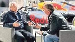 Dr. Helmut Marko im Gespräch mit „Krone“-Redakteur Richard Köck.