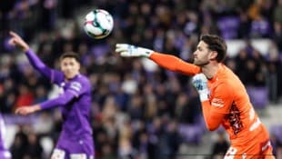 GEPA Der Rieder Sahin-Radlinger hütet bei der Austria den Kasten.